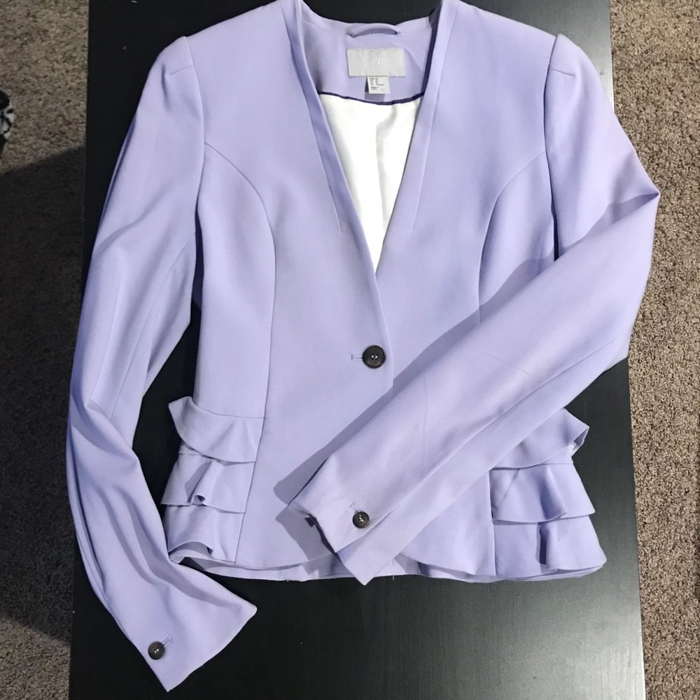 NWOT Ruffle Blazer